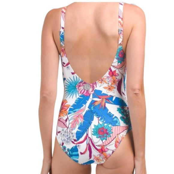 NWT GOTTEX Bohemain Gypsy One-piece Swimsuit New With Tag Size US 16 - Picture 2 of 5